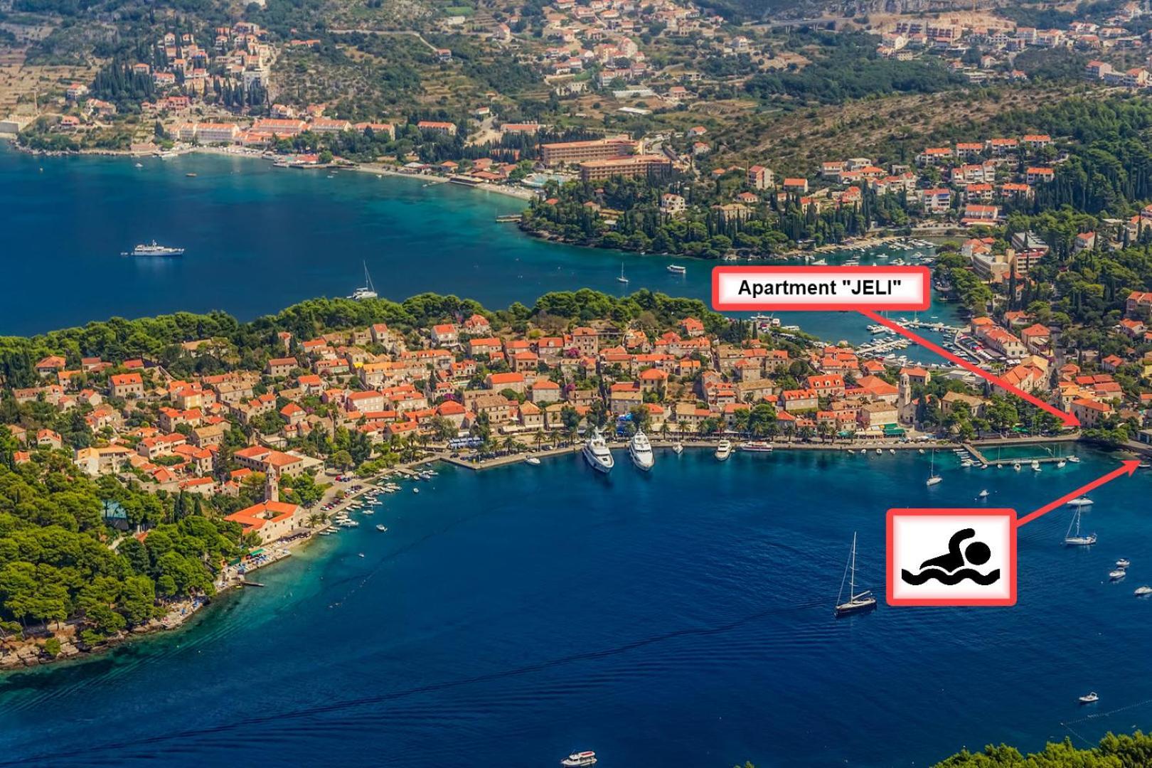 Studio Apartment Jeli Cavtat Eksteriør billede
